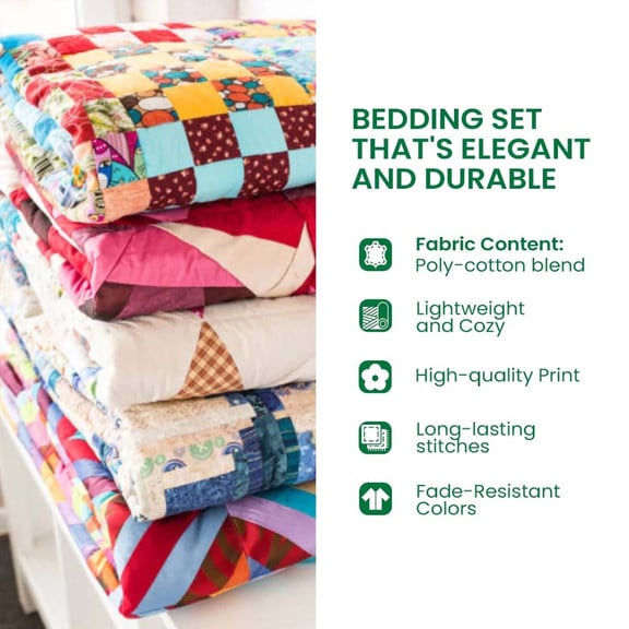 Snowy Companions Quilted Bedding Set Christmas Comforter Top Christmas Gifts 2026 - Image 4