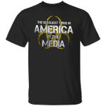 The Deadliest Virus In America Is The Media T-Shirt Anti Media Shirt Designs, Unisex Clothes