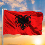 Albanian Flag National Flag Day Of Albanian Banner Hanging Indoor Outdoor - Pfyshop.com
