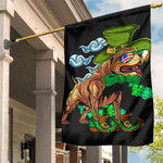 Pitbull St Patrick's Day Flag Leprechaun Dog Flag Garden Decor St Patrick Gift Pitbull Lover - Pfyshop.com