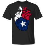 Texas Anatomical Heart Shirt Unique T-Shirt For Sale - Pfyshop.com