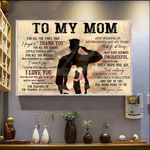 Soldier Son To My Mom Vintage Poster Mother_s Day Gift From Son Army Military Son
