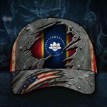 New Mississippi State Flag 3D Hat Old Retro American Flag Cap For Men Patriotic Gift - Pfyshop.com