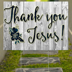 Thank You Jesus Yard Sign Happy Thanksgiving Wood Sign Design For Lawn Garden Decor Gift