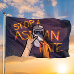 Stop Asian Hate Flag Asian Lives Matter Hate Is A Virus Decor AAPI Asian American