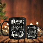 Barber Mug Funny In Barbers We Trust Haircuts Coffee Mug For Guys Men Gift Idea For Boyfriends - Pfyshop.com
