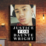 Justice For Daunte Wright Poster Black Lives Matter Sign BLM Merch RIP Daunte Wright