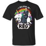 Unicorn I Believe In RBG Shirt Rainbow Ruth Bader Ginsburg Cute Graphic Tee RBG Merchandise