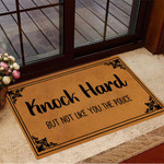 Knock Hard But Not Like You The Police Doormat Funny Doormat Saying For Front Door