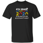 4th Grade Graduate 2020 The One Where They Were Quarantined Shirt Funny Graduation Day Gifts - Pfyshop.com