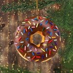 Donut Christmas Ornament Donut Ornament Candy Themed Christmas Tree Decorations Donut Lover