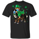 Leprechaun Bernese Mountain Dog Shamrock Shirt Funny St Patricks Day Shirt