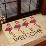 Flamingo Doormat Flamingo Welcome Mat Outdoor Front Doormat For House