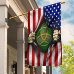 Irish Celtic Trinity Knot American Flag Shamrock Irish Home Decor Patriotic St Patrick's Day