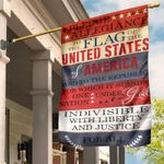 I Pledge Of Allegiance To The Flag Vintage Rustic Patriotic Decor For Home