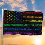 American LGBT Pride Flag Scacience Is Real Black Lives Matter Gay Flag For Pride Parade