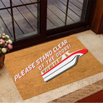 Please Stand Clear Of The Doors Doormat Funny Welcome Mat Outside Entry Carpet Washable Doormat