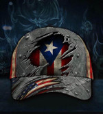 Puerto Rico Flag Hat 3D Printed American Flag Vintage Old Retro Patriotic Cap Men - Pfyshop.com