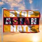 Stop Asian Hate Flag Asian Lives Matter Movement Stop Asian Merch Rally