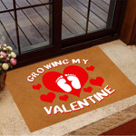 Valentines Day Doormat Growing My Valentine Door Mat Decor Front Door Family Gift