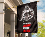 You Can't Spell Challenge Without Change Flag Motivational Gym Flag For Decorative