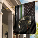 Thin Green Line Flag Honoring Military Patriotic Outdoor Decor Gift For Veteran - Pfyshop.com