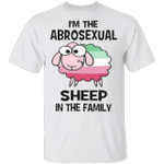 Abrosexual Flag Shirt I'm The Abrosexual Sheep In The Family T-Shirt Abrosexual Pride Apparel