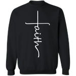 Faith Sweatshirt Faith Cross Sweatshirt For Men Women Christian Gift - Pfyshop.com