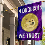 Dogecoin Flag In Dogecoin We Trust Crypto Merch For Dogecoin Hodlers