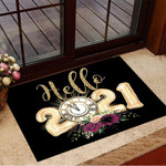 Hello 2021 Doormat Chinese New Year Decorations For Entrance Floor Mat Front Doormat