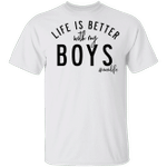 Boy Mom Shirt Life Is Better Is My Boys Shirt For Mom Gift