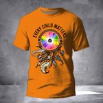 Every Child Matters Orange Shirt Day Proud Autistic Flower T-Shirt Women Clothing