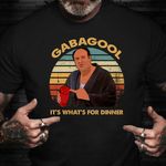 Gabagool It's What's For Dinner Shirt Graphic Tees Vintage Funny Gifts For Brother