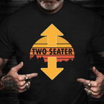 Two Seater Shirt Arrow Funny Joke Meme Vintage Graphic Shirt Best Gifts For Brother In Law