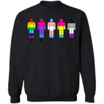 Pride Sweatshirt LGBT Pride Month 2021 Rainbow Graphic LGBT Apparel Best Gifts For Gay Men