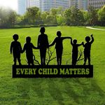 Every Child Matters Yard Sign Awareness Child Lives Matter Movement Merch Outdoor Decor