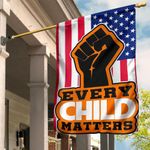 Every Child Matters American Flag Orange Shirt Day 2021 Child Lives Matters Movement Merch