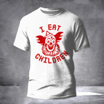 I Eat Kids Shirt Funny I Eat Children Clown Halloween Shirt For Adults