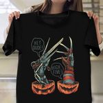 Hey Dude High Five Horror Movie T Shirts Horror Merch Scary Hoodies Halloween Gift Ideas