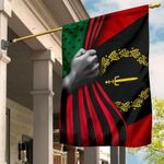 Black American Heritage Flag And Afro American Flag Black People African American History