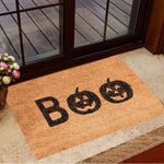 Boo Doormat Pumpkin Halloween Doormat For Front Door Halloween Merch