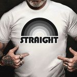 Straight Pride Shirt LGBT Rainbow Flag Pride Month Clothing Gifts For LGBT Friends
