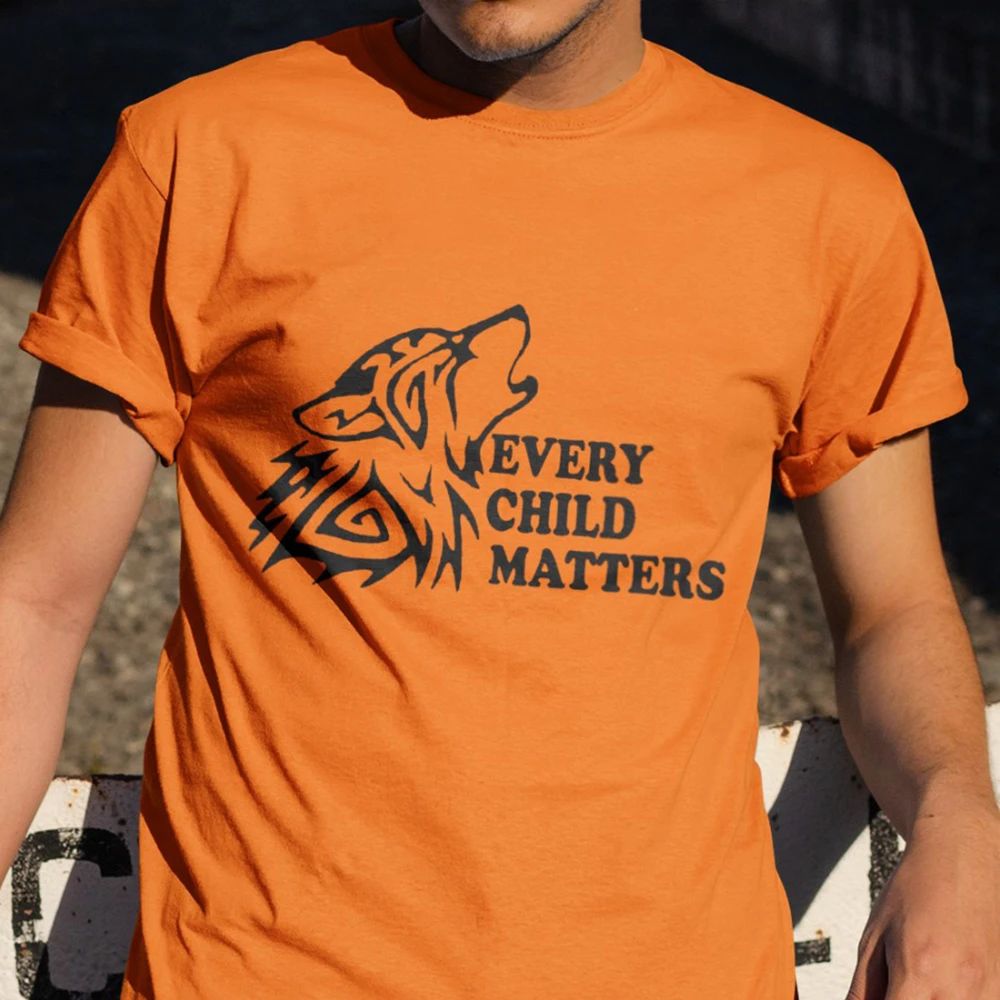Orange Shirt Day Every Child Matters T-Shirt For Native Indians In Canada Clothing