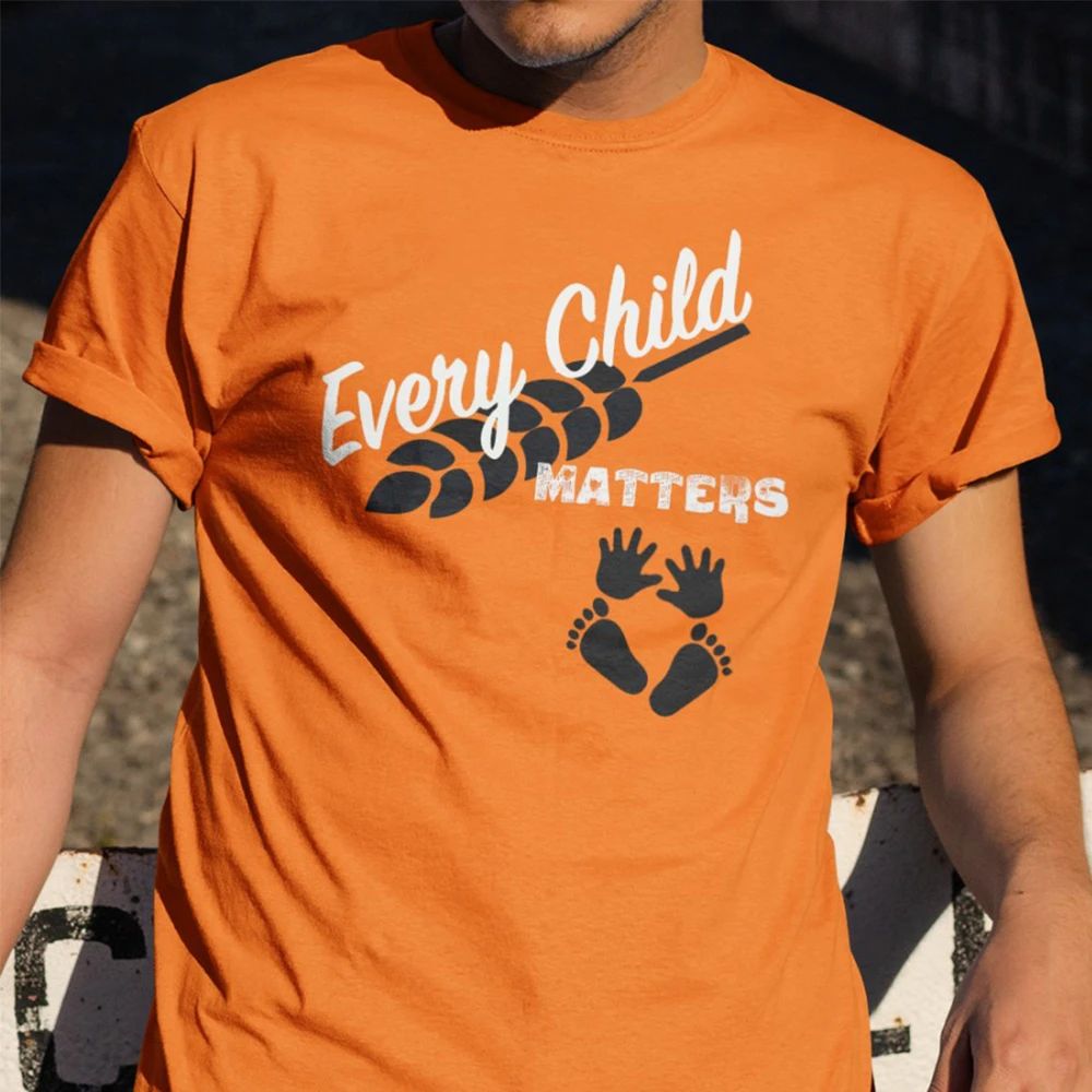 Orange Shirt Day Every Child Matters T-Shirt For Canada First Nations Clothing