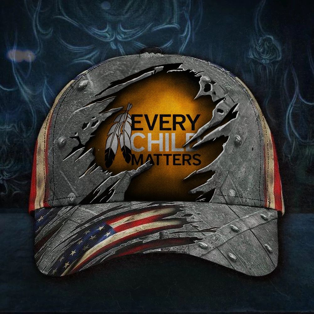 Every Child Matters Orange Shirt Day Hat 3D Children Support Cap For Men