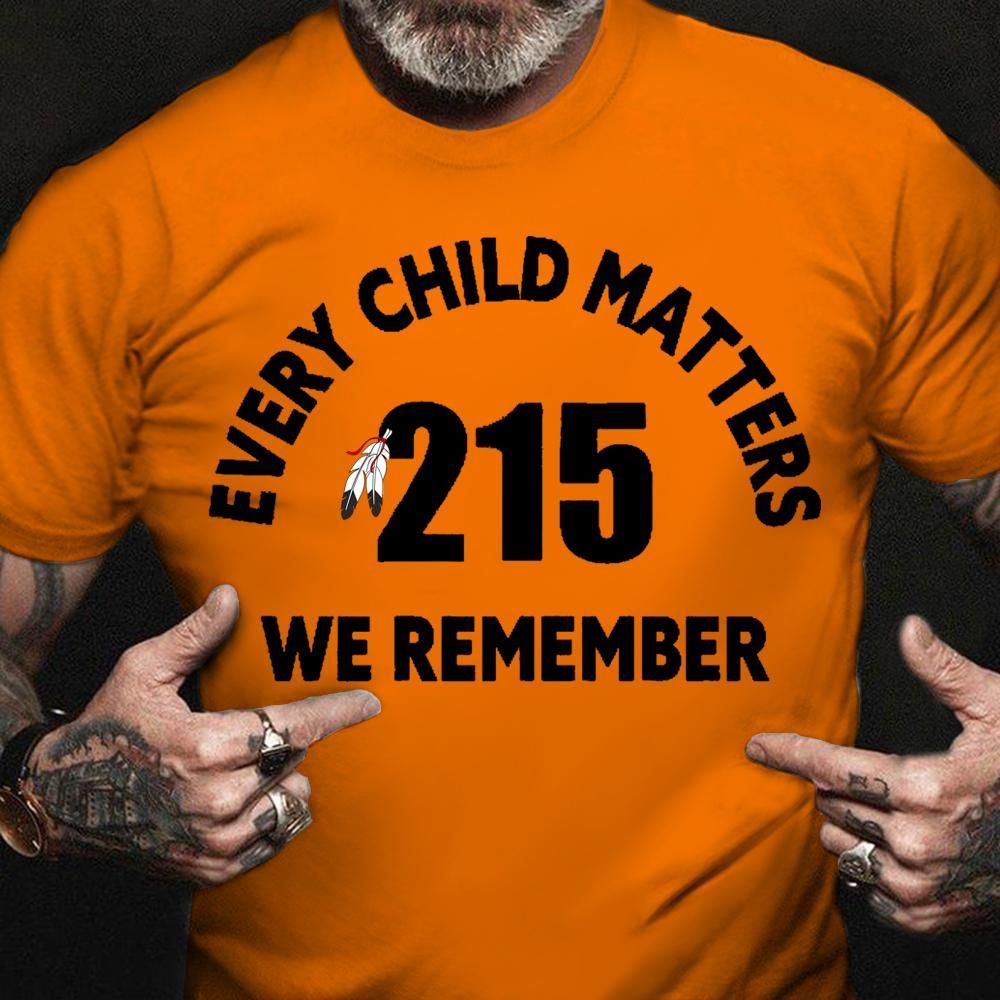 Every Child Matters 215 We Remember Shirt Canada Orange Shirt Day 2021 Merch
