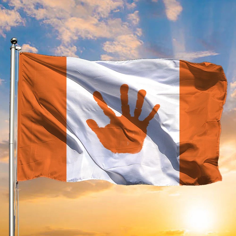 Every Child Matters Canada Flag 2021 Movement Honor Orange Day September 30 Merch