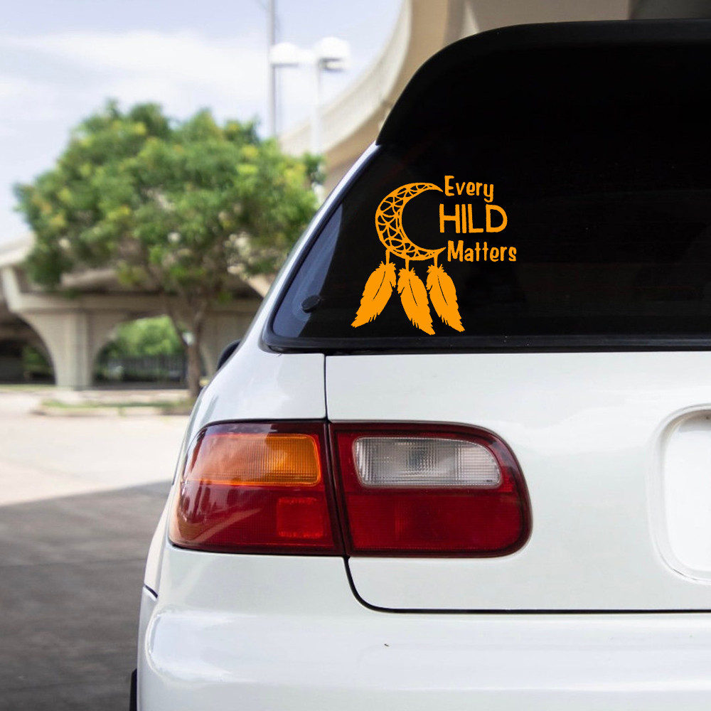 Every Child Matters Car Decal Sticker Honor Orange Day Every Child Matters Movement Merch