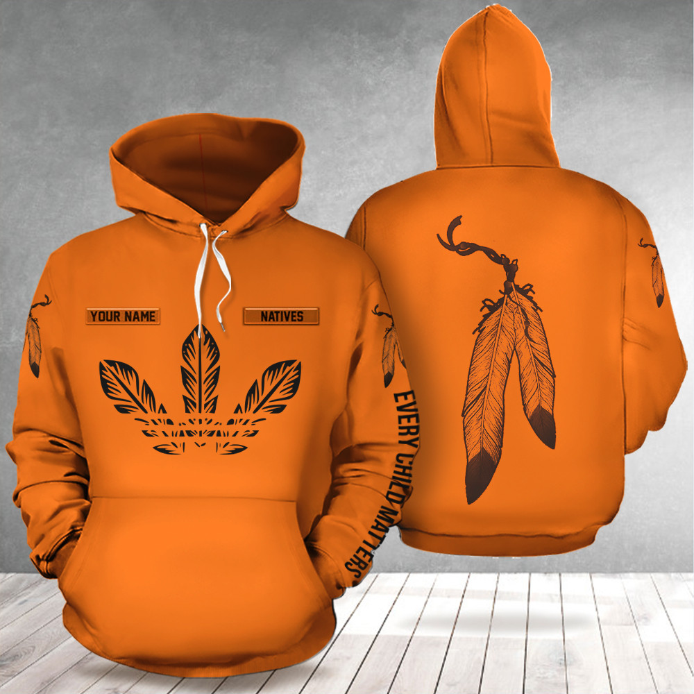 Personalized Name Every Child Matters Hoodie 2022 Orange Shirt Day Clothing For Canadian