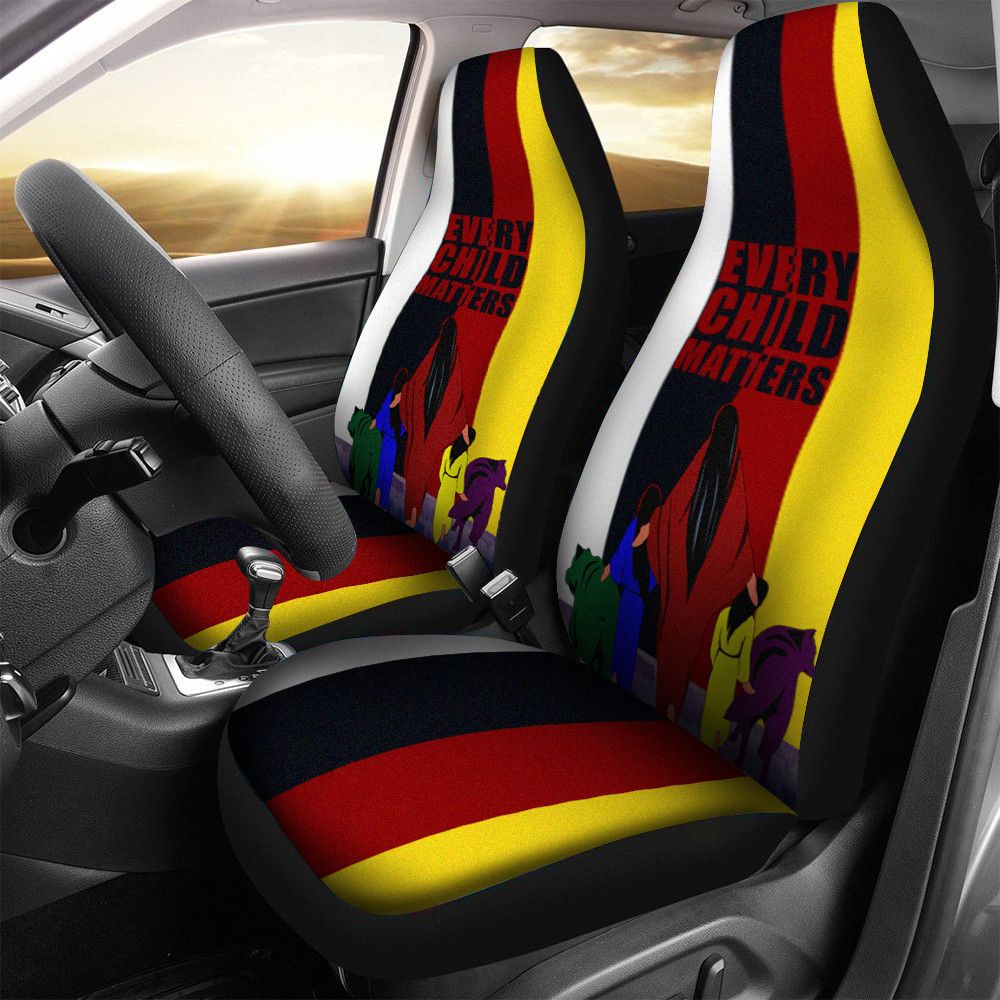 Every Child Matters Car Seat Cover Honoring All Child Lives Matter Native Pride Merch